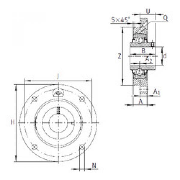 Bearing housed units RMEY25-N INA #1 image