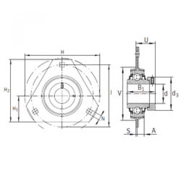 Bearing housed units RRTR25 INA #1 image