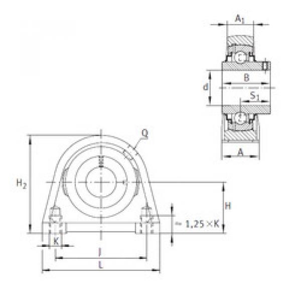 Bearing housed units RSHEY15 INA #1 image