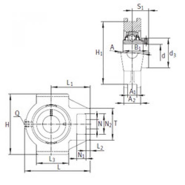 Bearing housed units RTUE100 INA #1 image