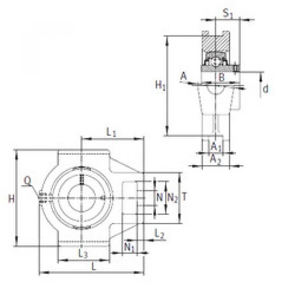 Bearing housed units RTUEY20 INA #1 image