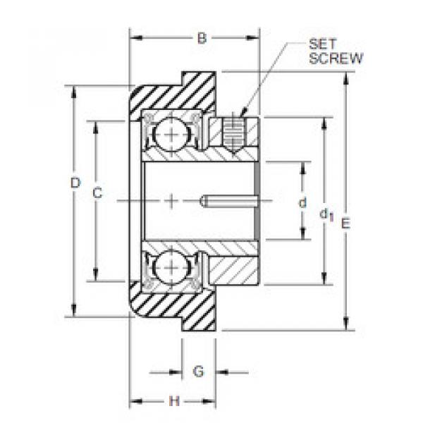 Bearing housed units S3PP16RTF Timken #1 image