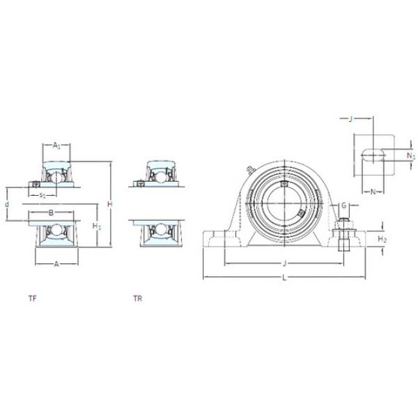 Bearing housed units SY 1.1/2 TF/AH SKF #1 image