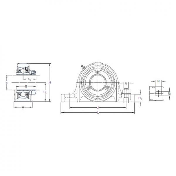 Bearing housed units SY 1.1/2 PF/AH SKF #1 image