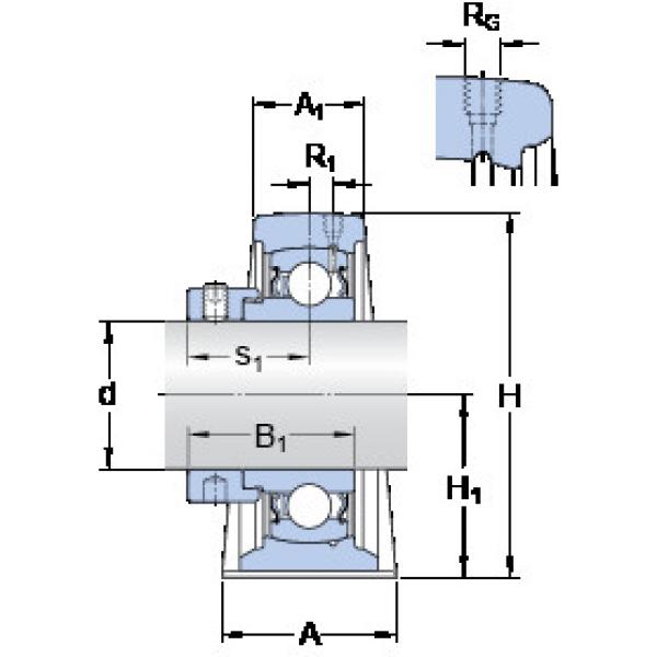 Bearing housed units SYF 35 FM SKF #1 image