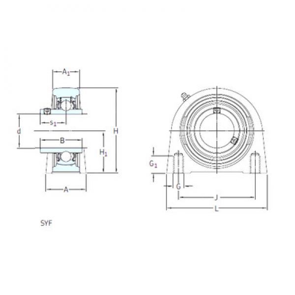 Bearing housed units SYF 40 FM SKF #1 image