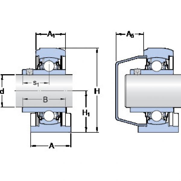 Bearing housed units SYFWK 1.3/16 LTA SKF #1 image