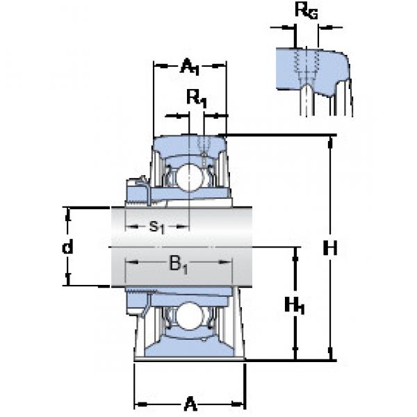 Bearing housed units SYJ 25 KF SKF #1 image