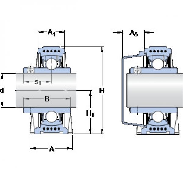 Bearing housed units SYK 35 TEF SKF #1 image