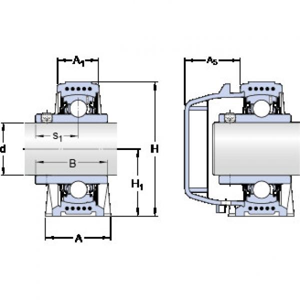 Bearing housed units SYWK 25 YTA SKF #1 image