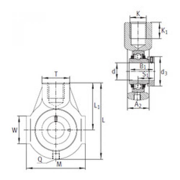 Bearing housed units THE35 INA #1 image