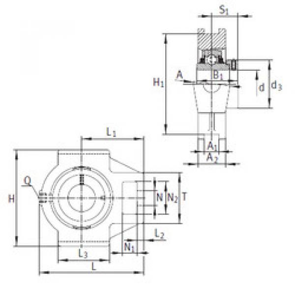 Bearing housed units TTUE35 INA #1 image