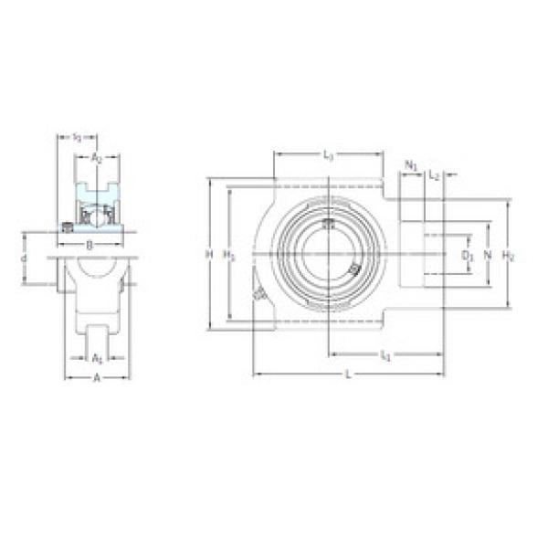 Bearing housed units TU 25 TF SKF #1 image