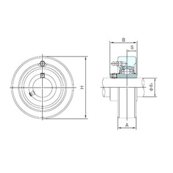 Bearing housed units UCC201 NACHI #1 image