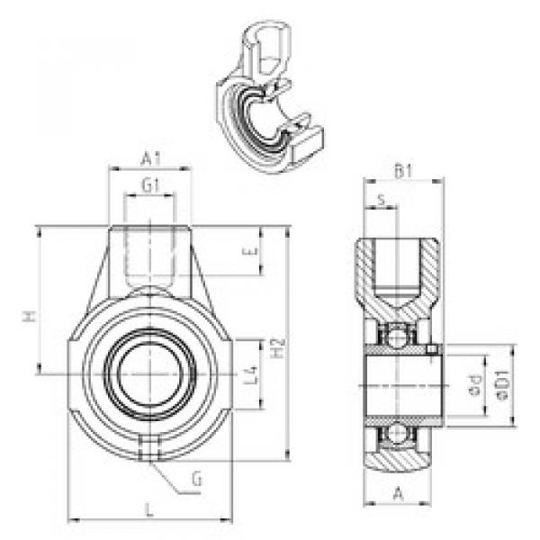 Bearing housed units UCEHE201 SNR #1 image