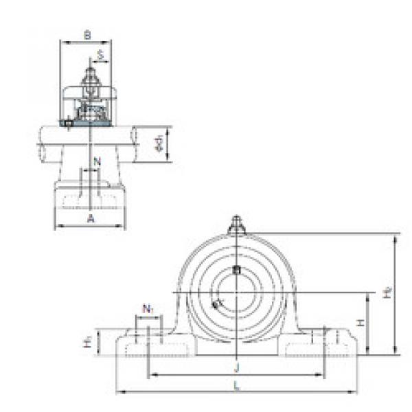 Bearing housed units UCEP204 NACHI #1 image