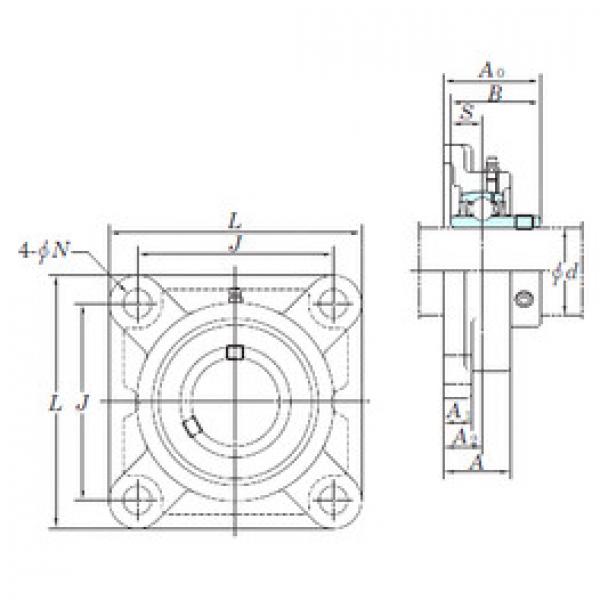 Bearing housed units UCF202-10 KOYO #1 image