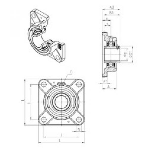 Bearing housed units UCFE201 SNR #1 image