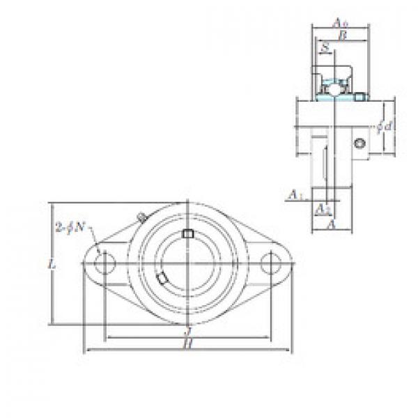 Bearing housed units UCFL201-8E KOYO #1 image