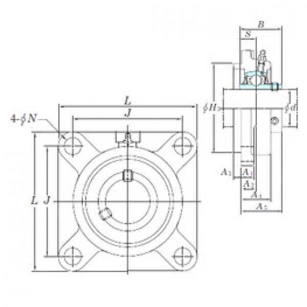 Bearing housed units UCFS308-24 KOYO #1 image