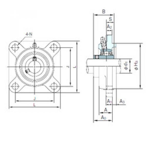 Bearing housed units UCFS306 NACHI #1 image