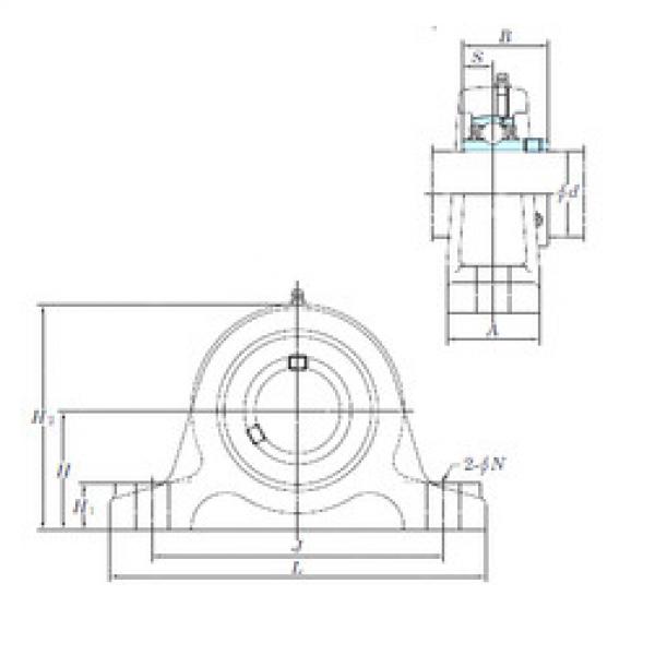 Bearing housed units UCIP208-25 KOYO #1 image