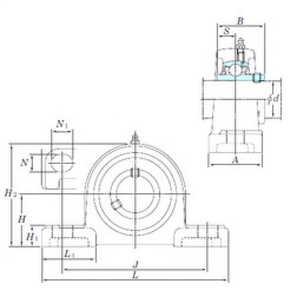 Bearing housed units UCP205-14SC KOYO #1 image