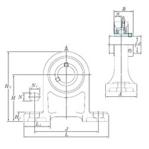 Bearing housed units UCPH201-8 KOYO #1 image