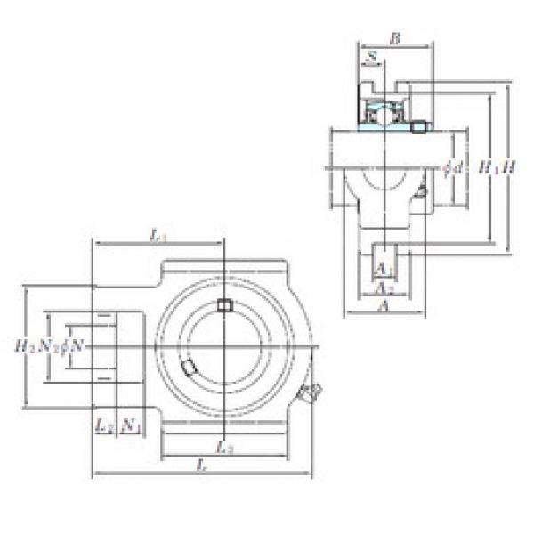 Bearing housed units UCT201-8 KOYO #1 image