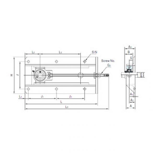 Bearing housed units UCT201+WB NACHI #1 image