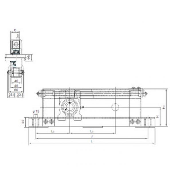 Bearing housed units UCTL204+WL100 NACHI #1 image