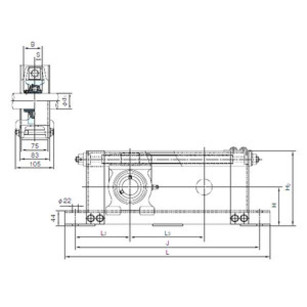 Bearing housed units UCTU208+WU600 NACHI #1 image