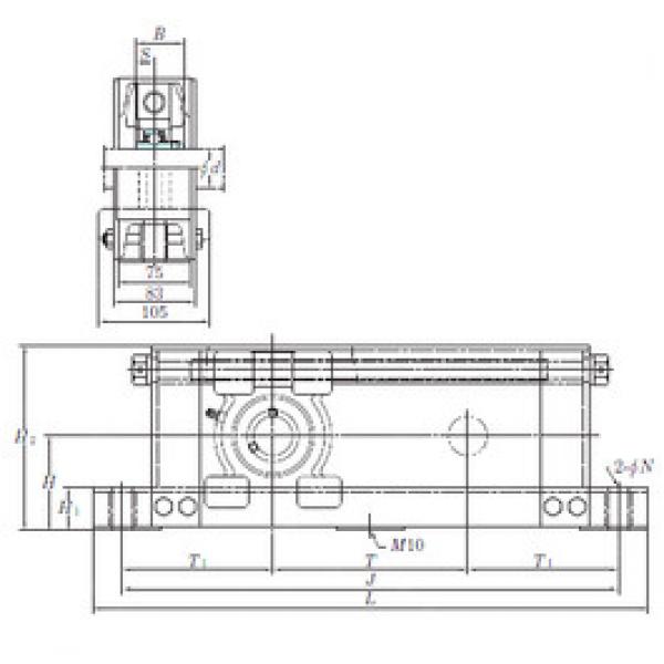 Bearing housed units UCTU208-700 KOYO #1 image