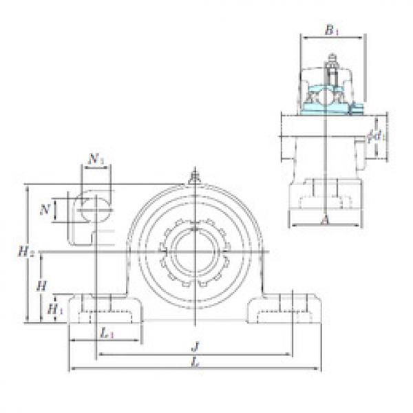 Bearing housed units UKP311SC KOYO #1 image