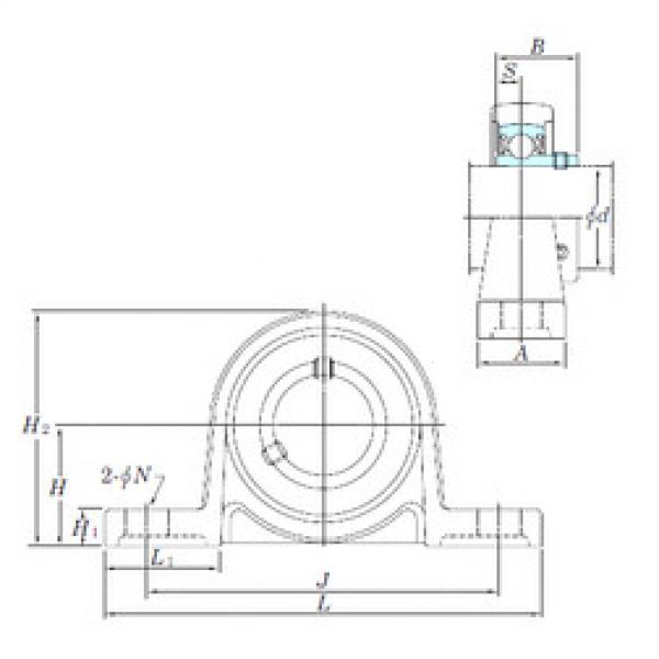 Bearing housed units UP000 KOYO #1 image