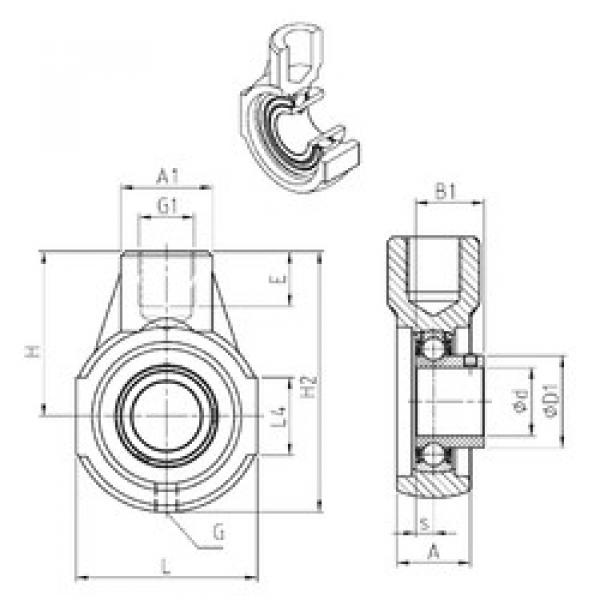 Bearing housed units USEHE202 SNR #1 image