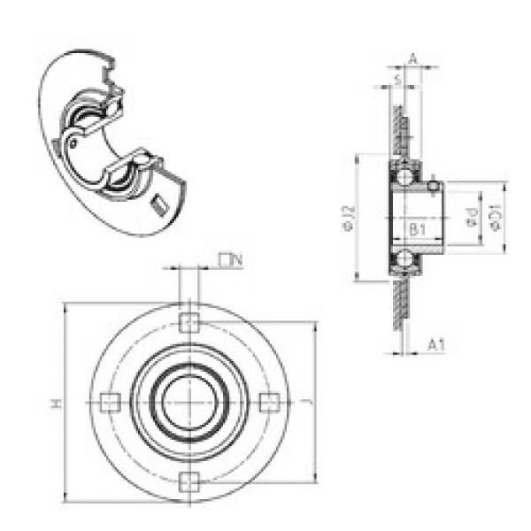 Bearing housed units USPF209 SNR #1 image