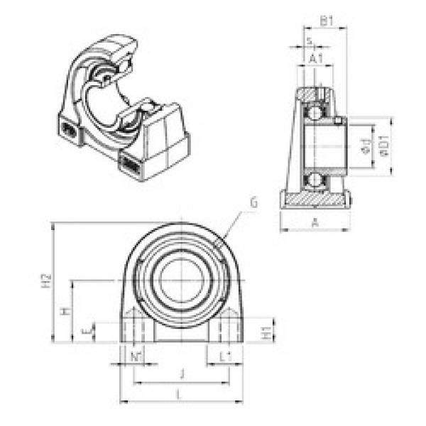 Bearing housed units USPG202 SNR #1 image