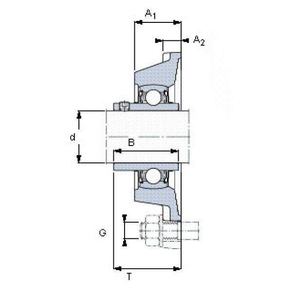 Bearing housed units YAR 205-2FW/VA228 SKF #1 image