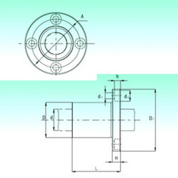 linear bearing shaft KBF08 NBS #1 image