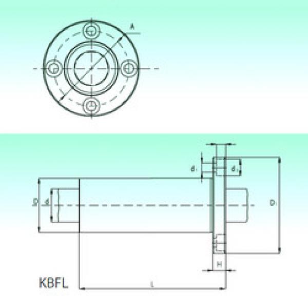 linear bearing shaft KBFL 12-PP NBS #1 image