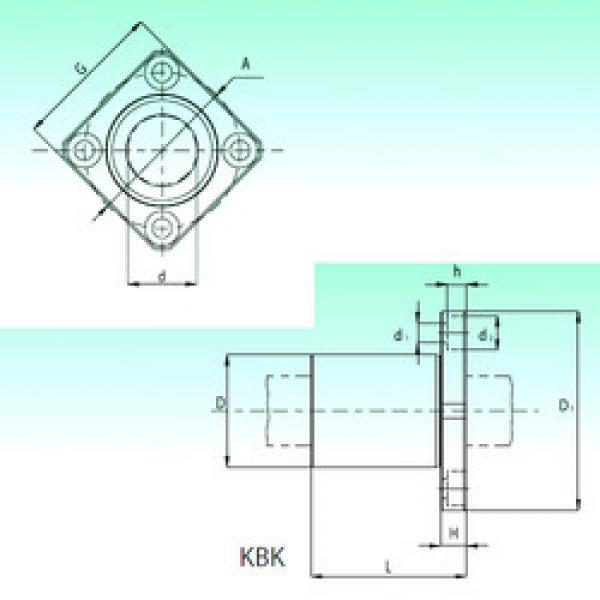 linear bearing shaft KBK 08 NBS #1 image