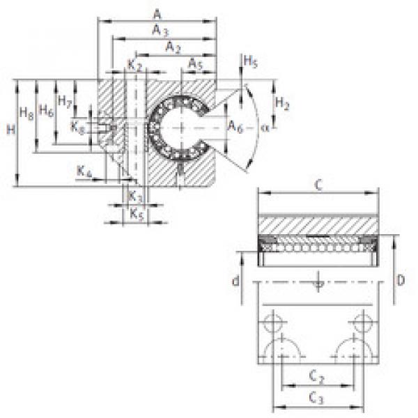 linear bearing shaft KGNC 20 C-PP-AS INA #1 image