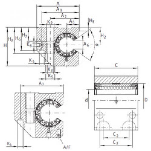 linear bearing shaft KGNCS 20 C-PP-AS INA #1 image