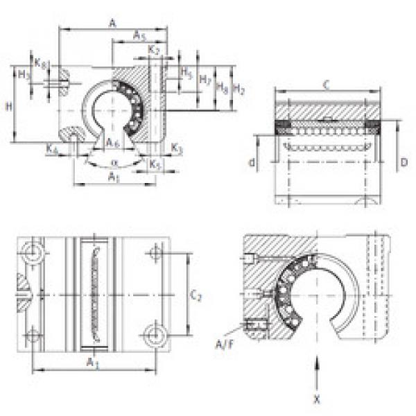 linear bearing shaft KGNOS 16 C-PP-AS INA #1 image