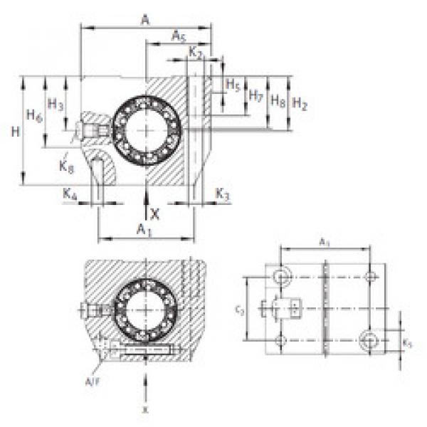 linear bearing shaft KGNS 12 C-PP-AS INA #1 image