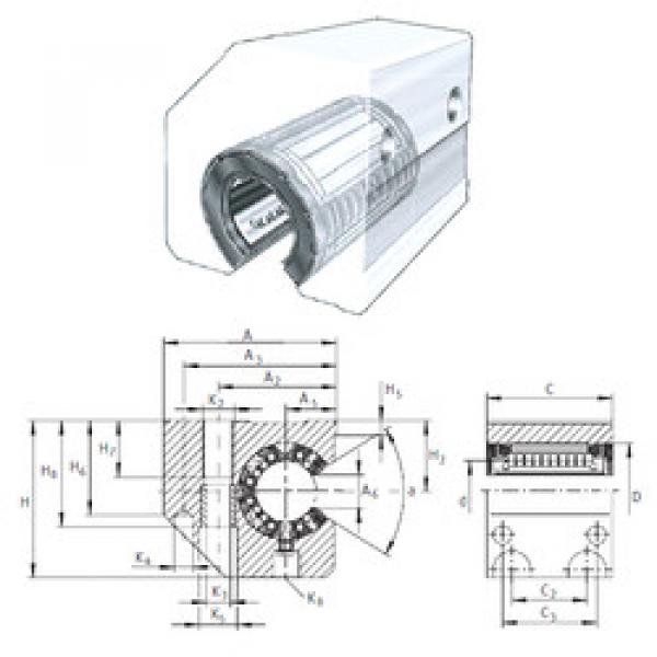 linear bearing shaft KGSC25-PP-AS INA #1 image