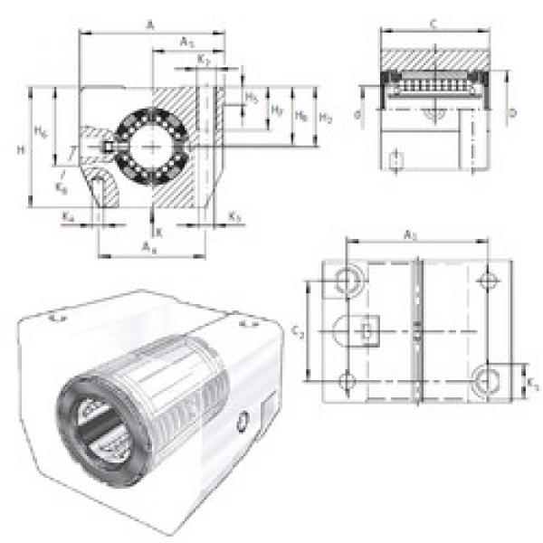 linear bearing shaft KGSNG30-PP-AS INA #1 image