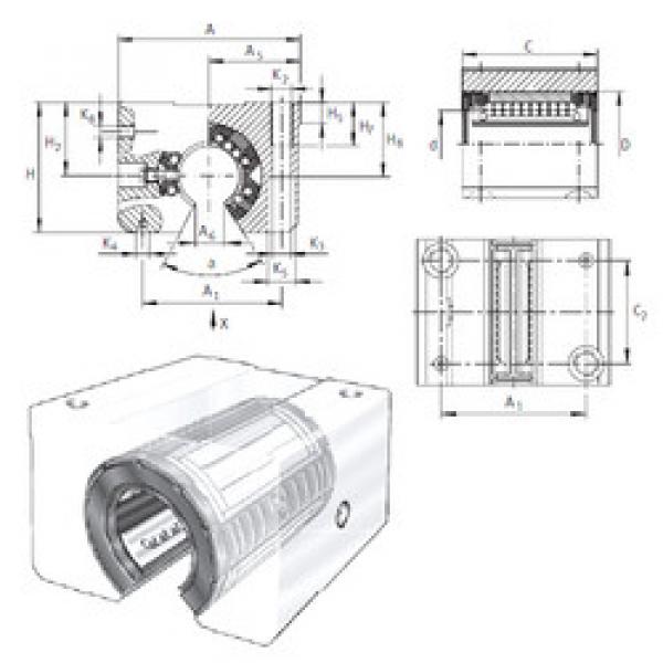 linear bearing shaft KGSNO16-PP-AS INA #1 image