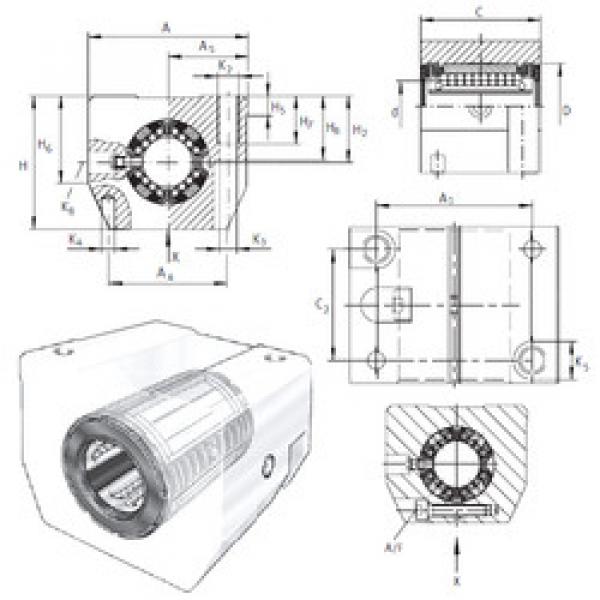 linear bearing shaft KGSNS12-PP-AS INA #1 image